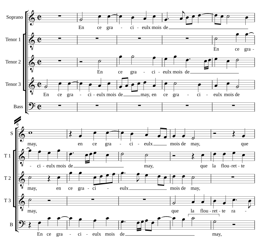 В этот благодатный (En ce gracieulx)