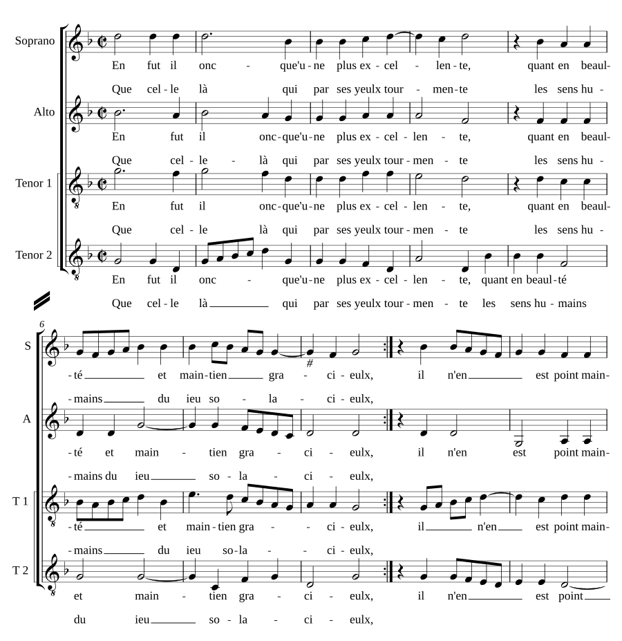 Если когда-либо (En fut il oncque)