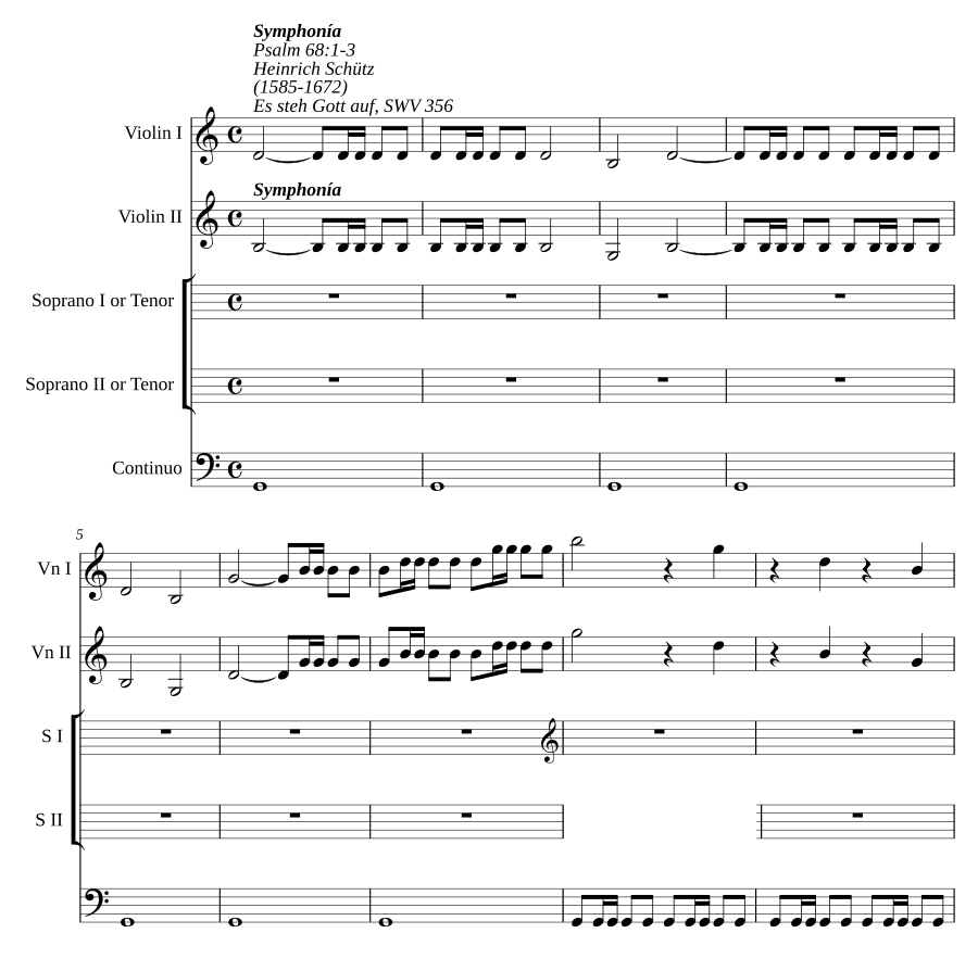 Встань, Бог (Es steh Gott auf, SWV 356)