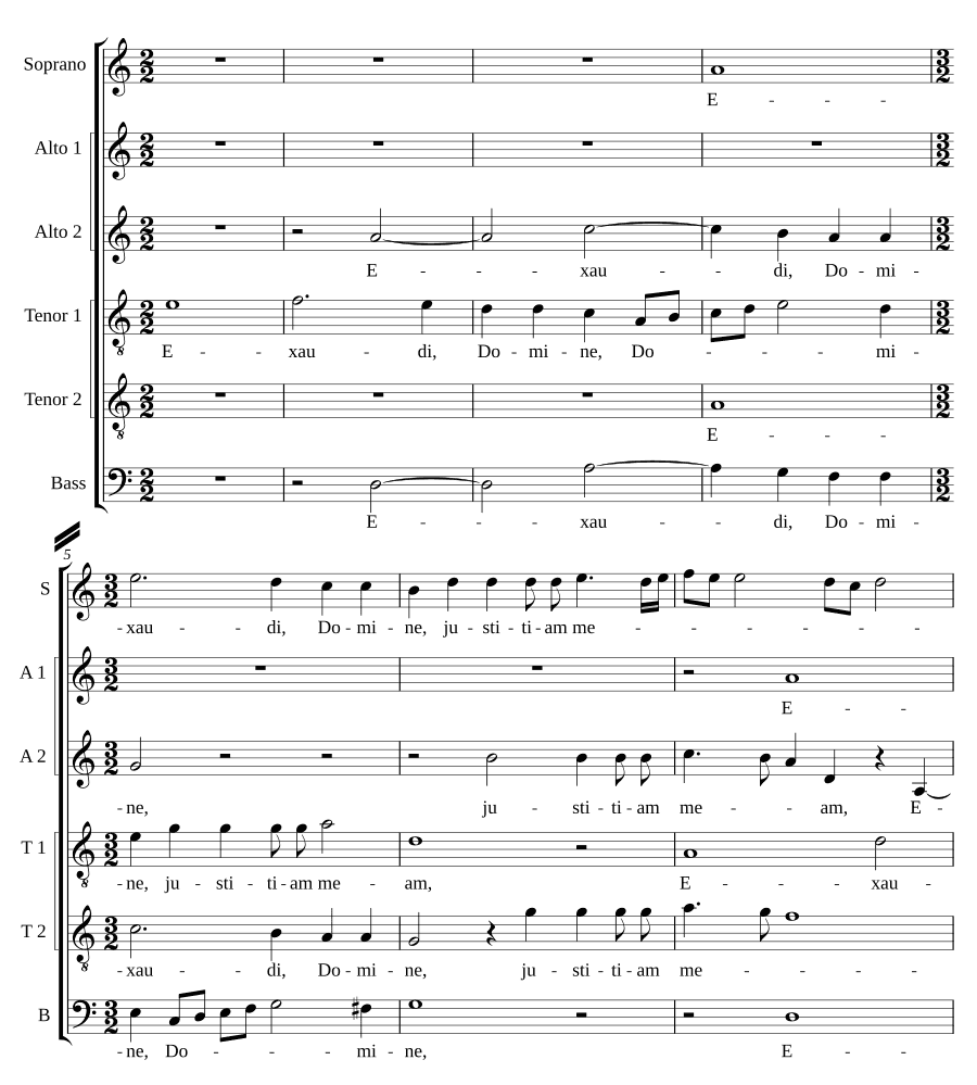Услышь, Господи (Exaudi, Domine)