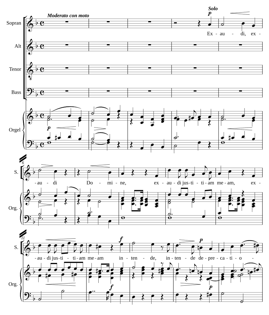 Услышь, Господи, правду мою (Exaudi Domine iustitiam meam)