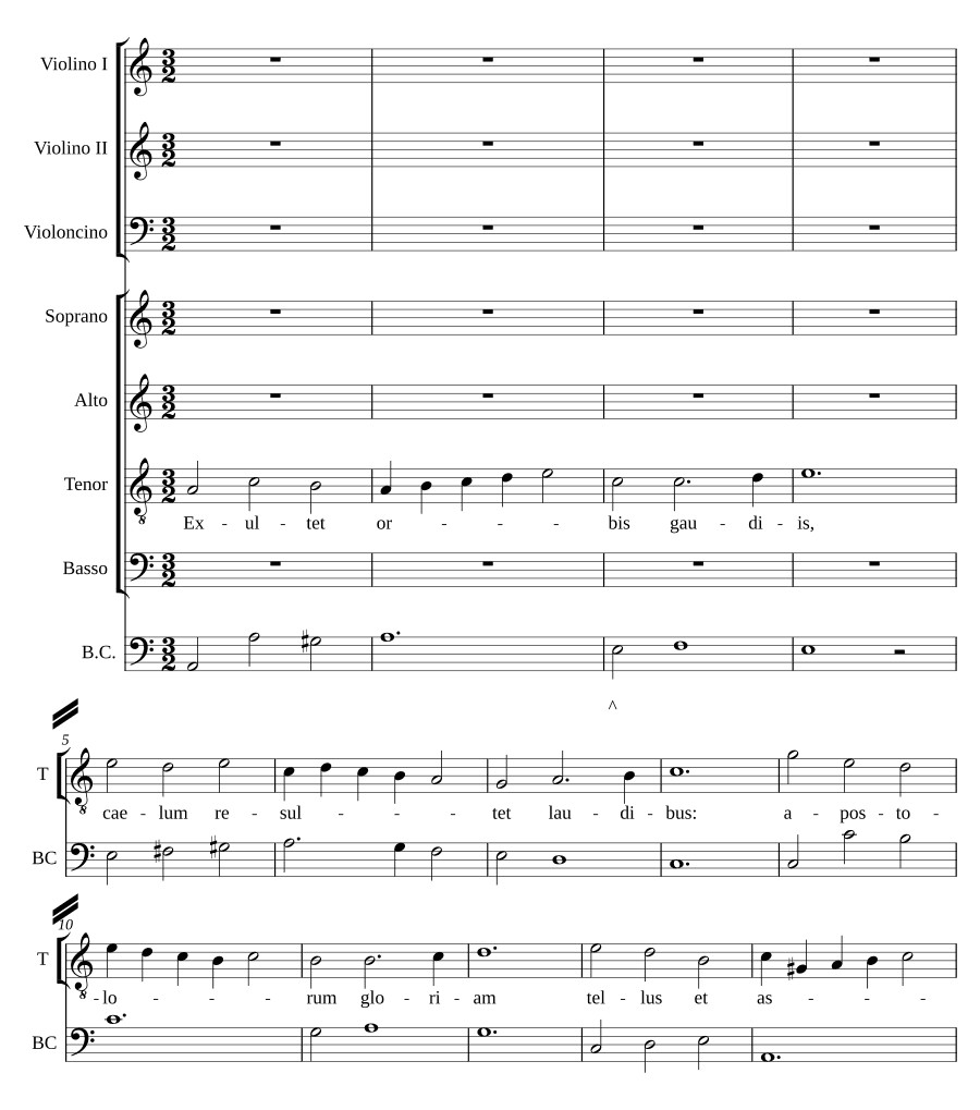 Восклицание мира (Exsultet orbis)