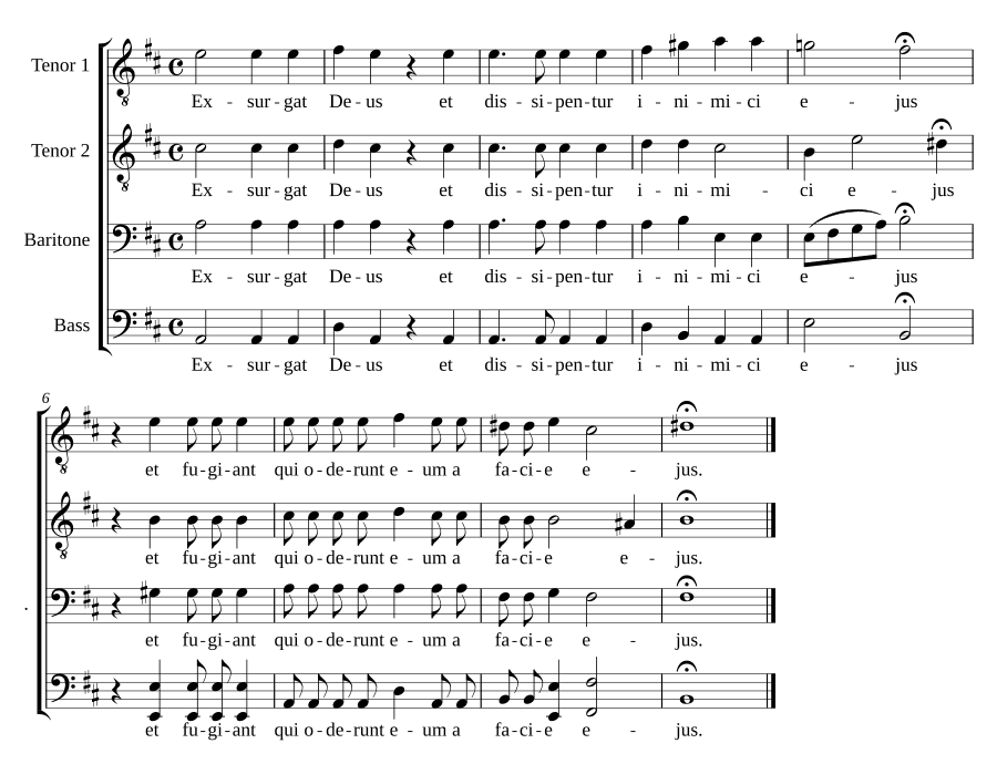 Восстань, Боже (Exsurgat Deus)