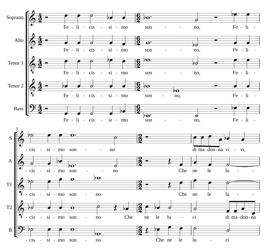 Счастливый сон (Felicissimo sonno)