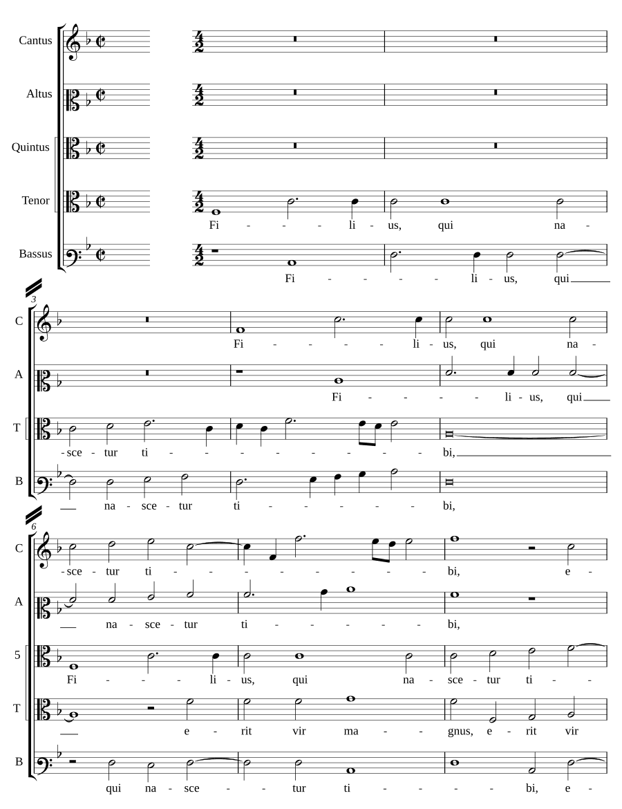 Сын, который родится тебе (Filius qui nascetur tibi)