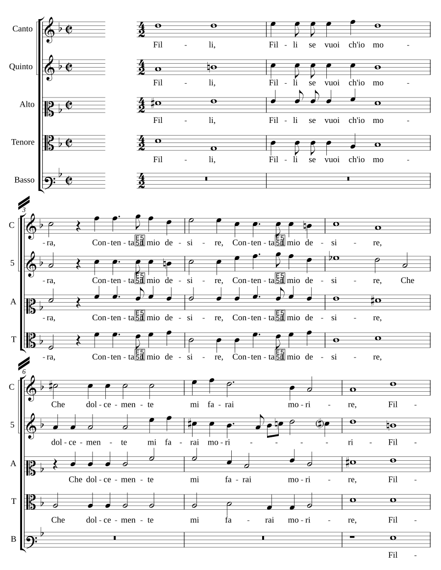 Дочь, если хочешь, чтобы я умер (Filli se vuoi ch'io mora)