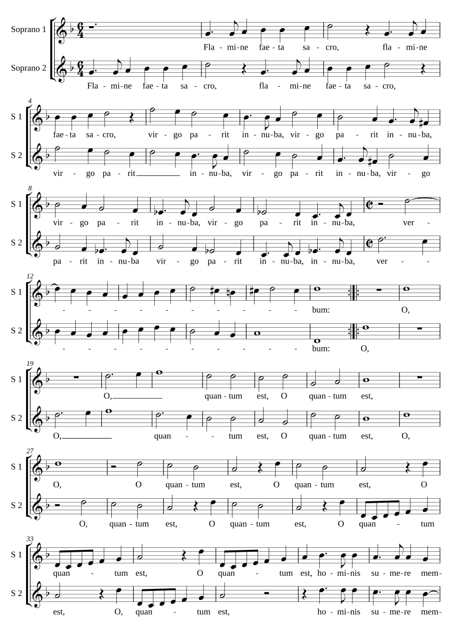 Пламенный жрец священный (Flamine faeta sacro)