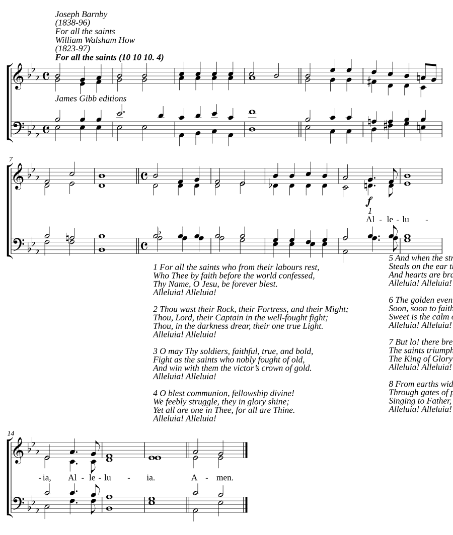 Для всех святых (For all the Saints)