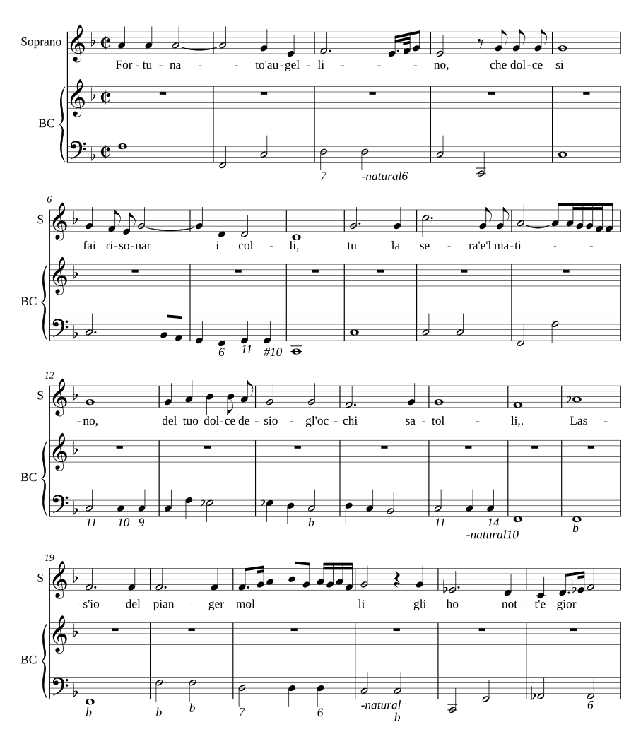 Счастливая птичка (Fortunato augellino)