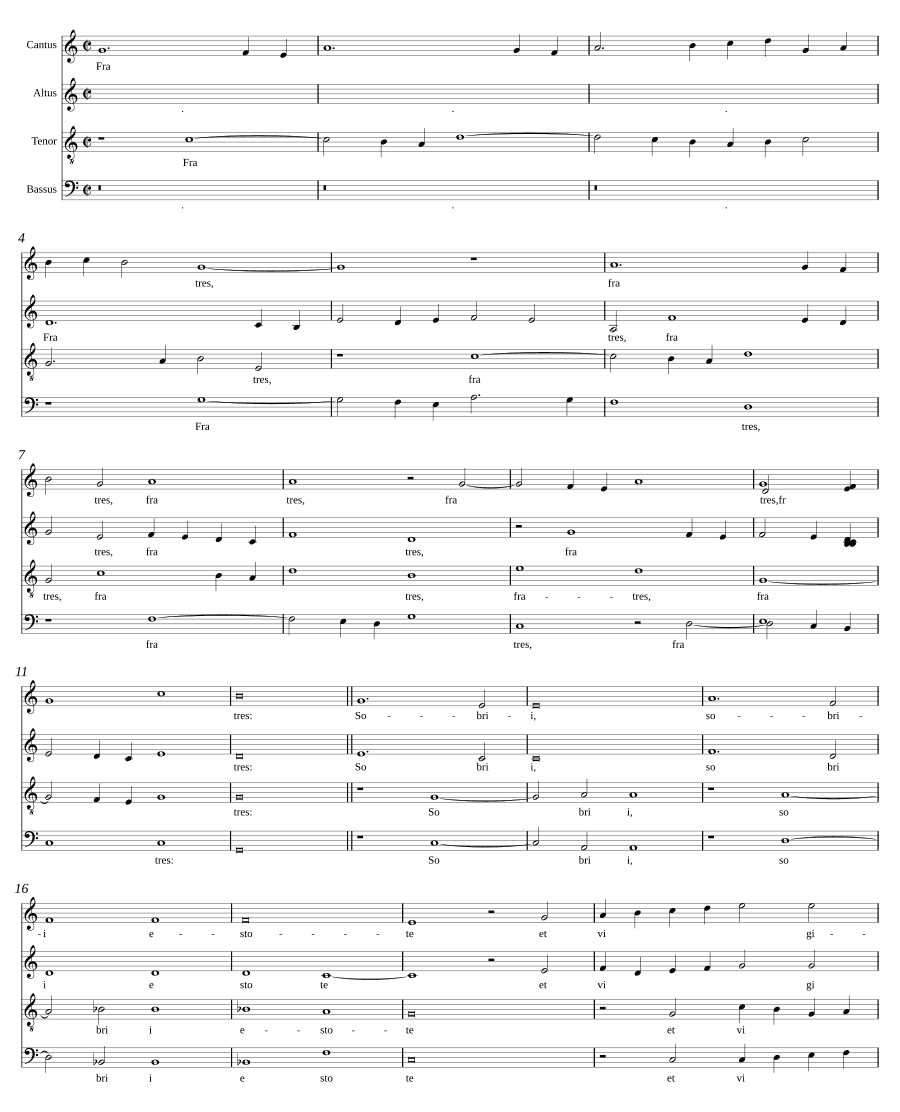 Будьте трезвы, братья (Fratres sobrii estote)