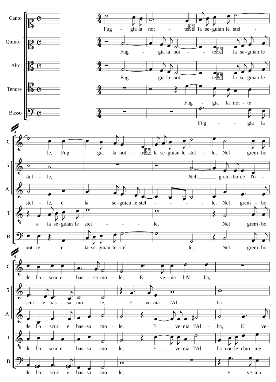 Беги ночь (Fuggia la notte)