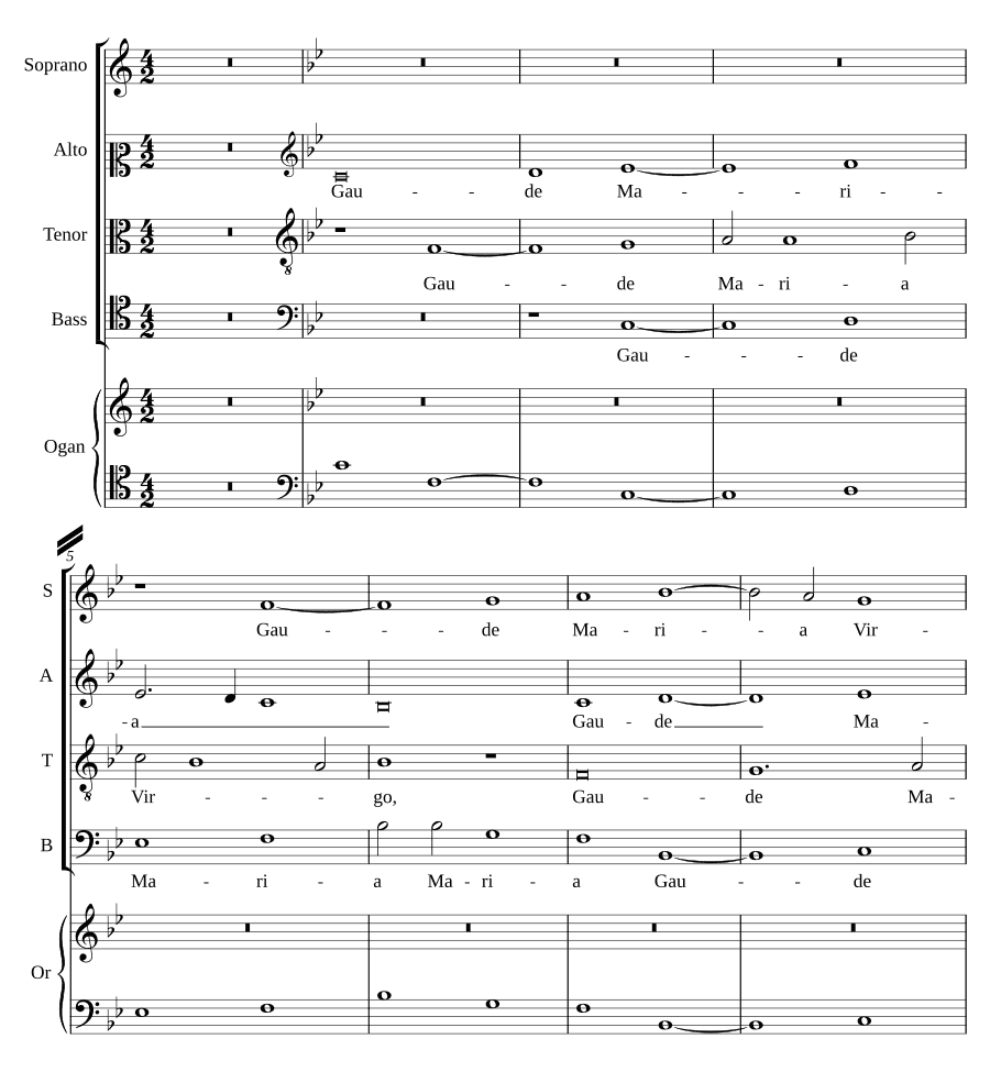 Радуйся, дева Мария (Gaude Maria Virgo)