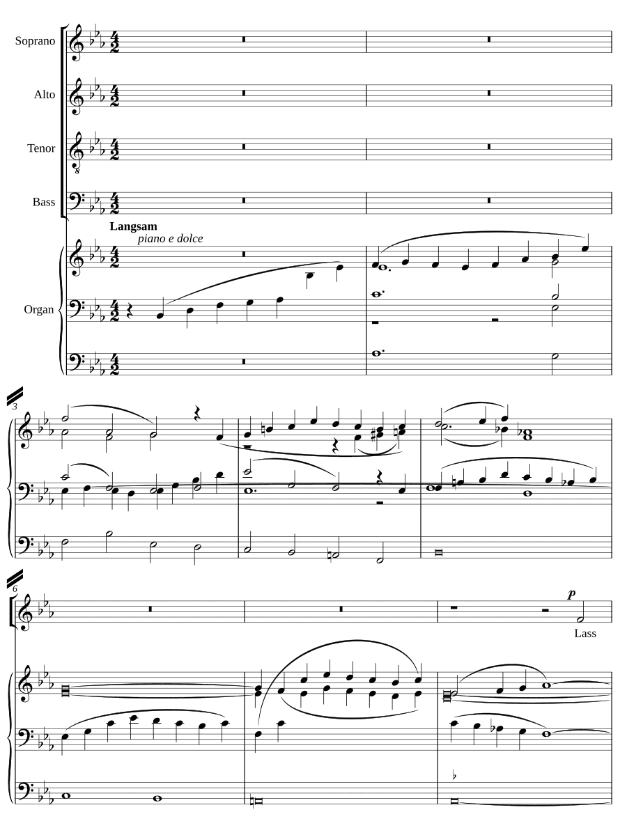 Духовная песня, соч. 30 (Geistliches Lied, Op. 30)