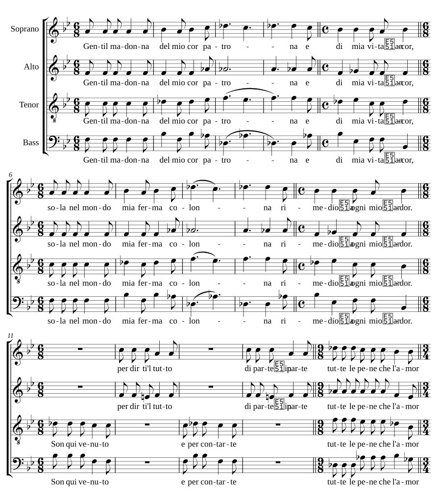 Дорогая мадам (Gentil madonna)