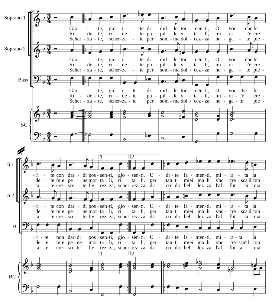 Радуйтесь, радуйтесь (Gioite, gioite)