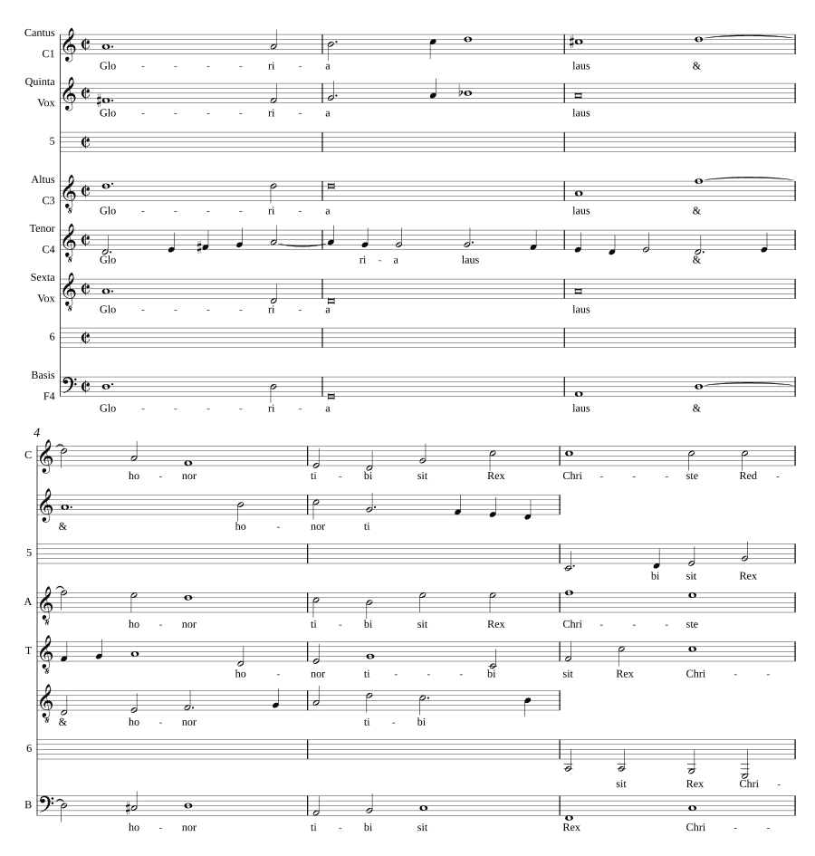 Слава, хвала и честь Тебе (Gloria, laus et honor tibi)