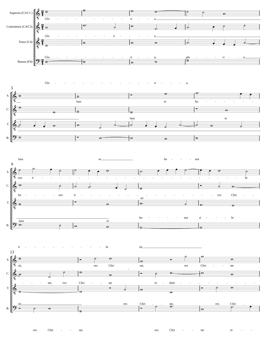 Слава, хвала и честь (Gloria laus et honor)