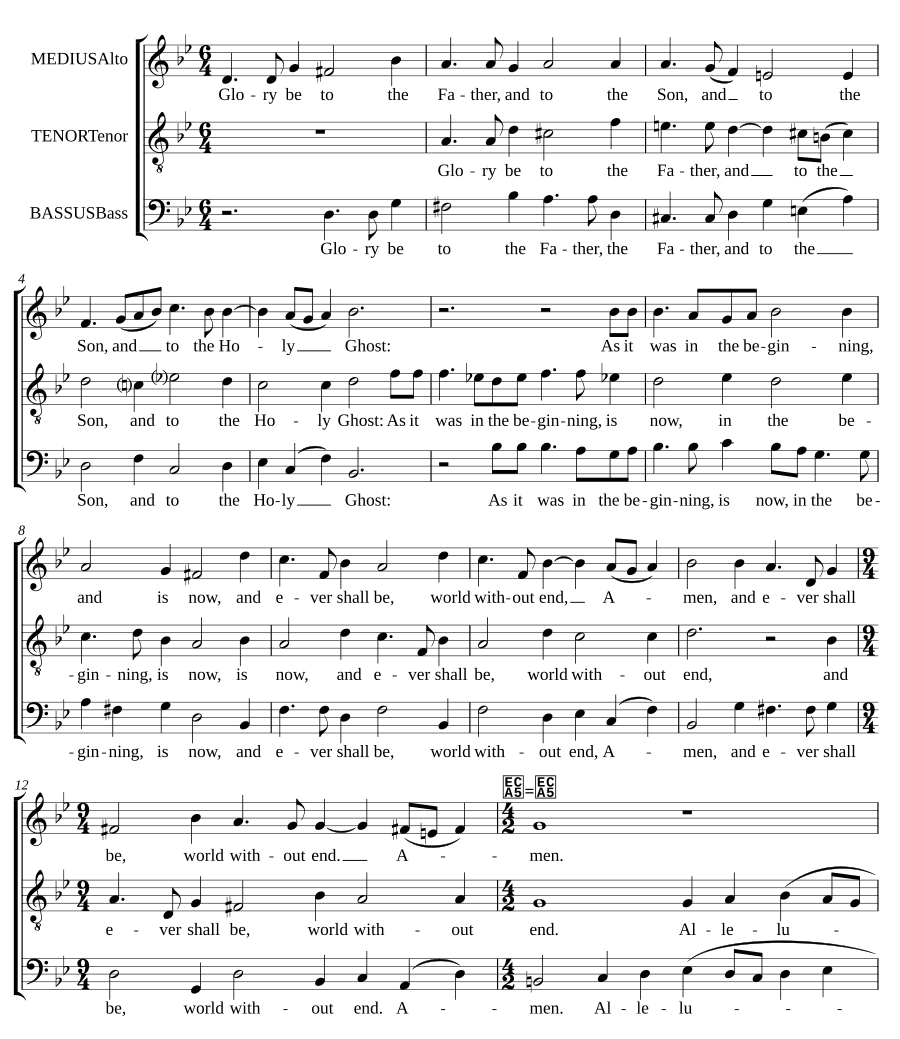 Слава Отцу (Glory be to the Father)