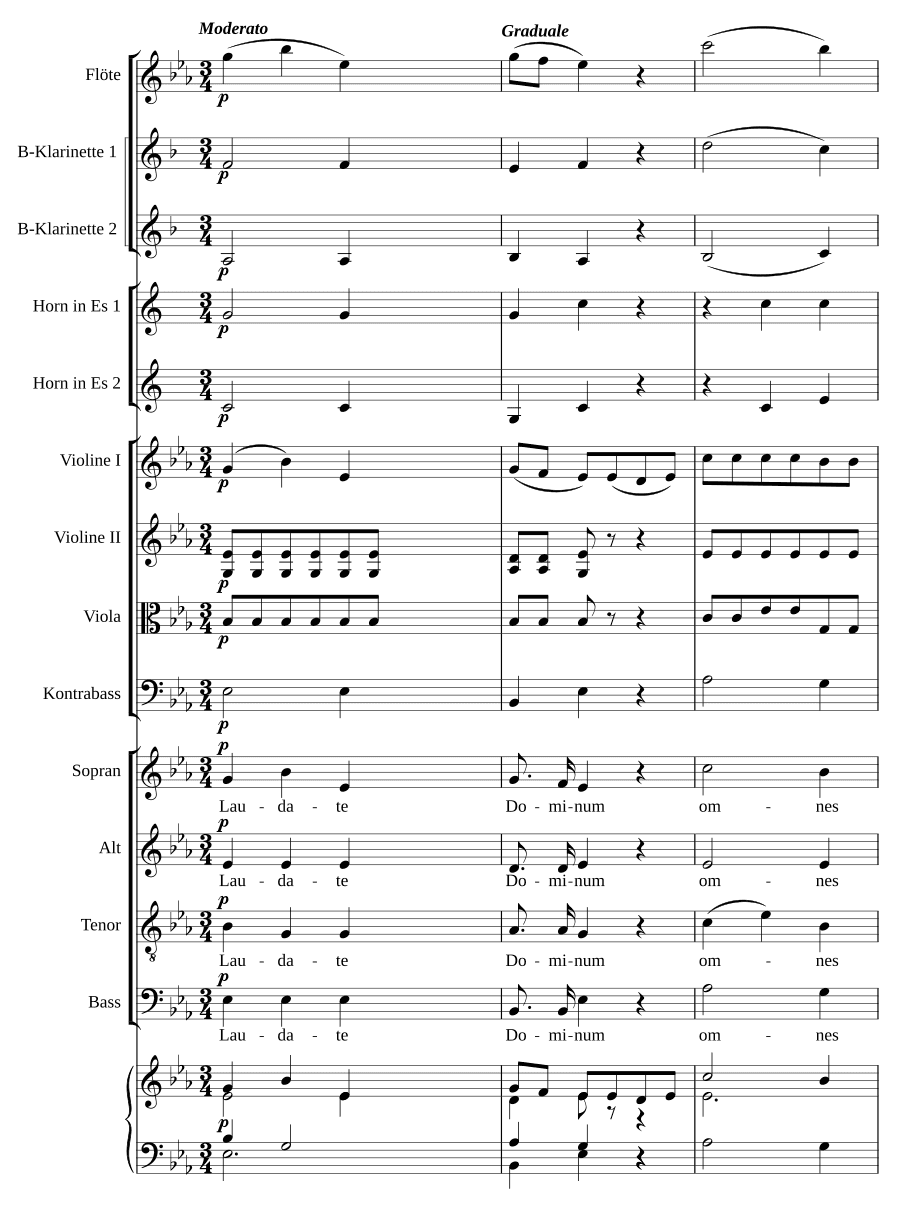 Градуал и офферторий (Graduale und Offertorium)