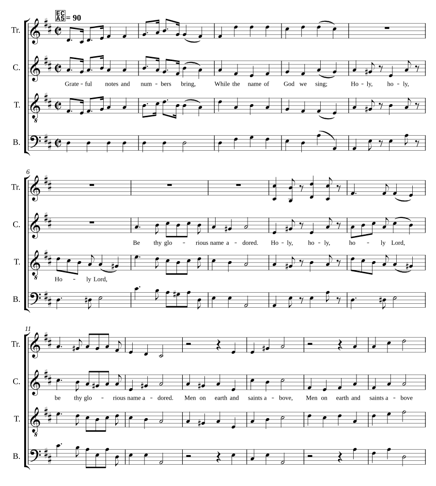 Благодарные ноты (Grateful Notes)