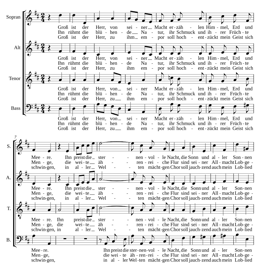 Велик Господь (Groß ist der Herr)