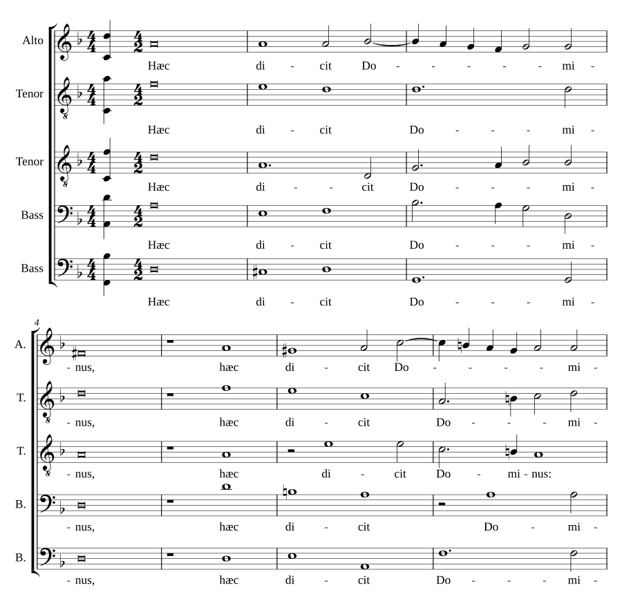 Так говорит Господь - Так говорит Господь (Haec dicit Dominus - Haec dicit Dominus)