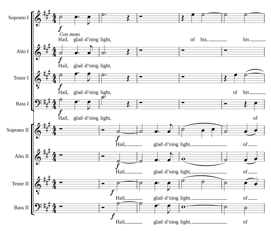 Радуйся, светлый Свет (Hail, gladdening Light)