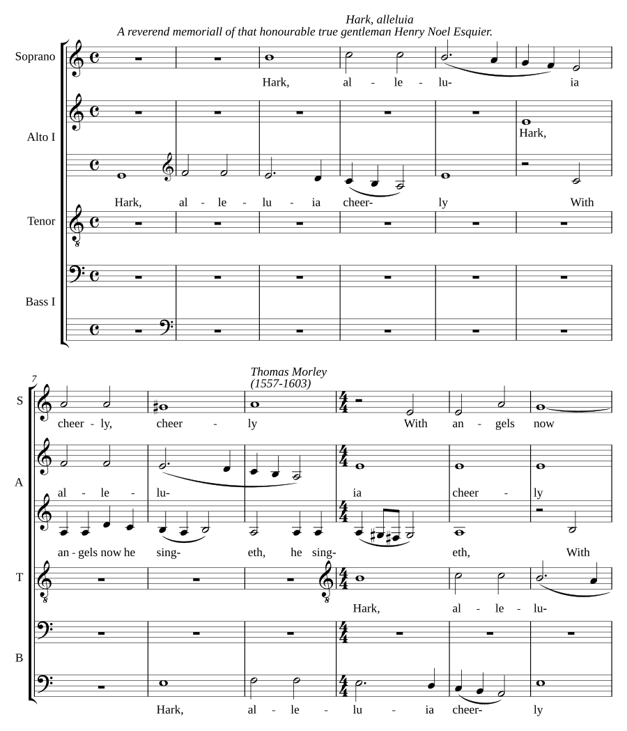 Слушай, аллилуйя (Hark, alleluia)