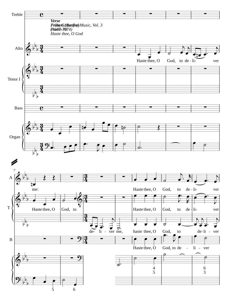 Поспеши, Боже (Haste thee, O God)