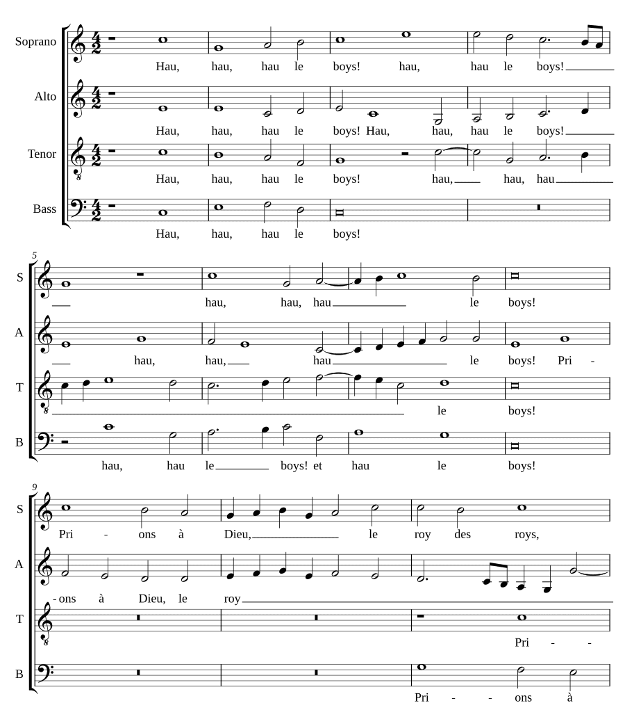 Гав-гав, гав, мальчики! (Hau hau, hau le boys!)