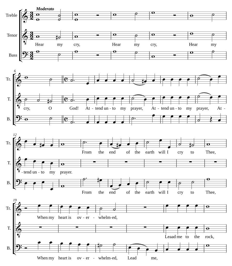 Услышь мой крик, услышь мой крик (Hear my cry, hear my cry)