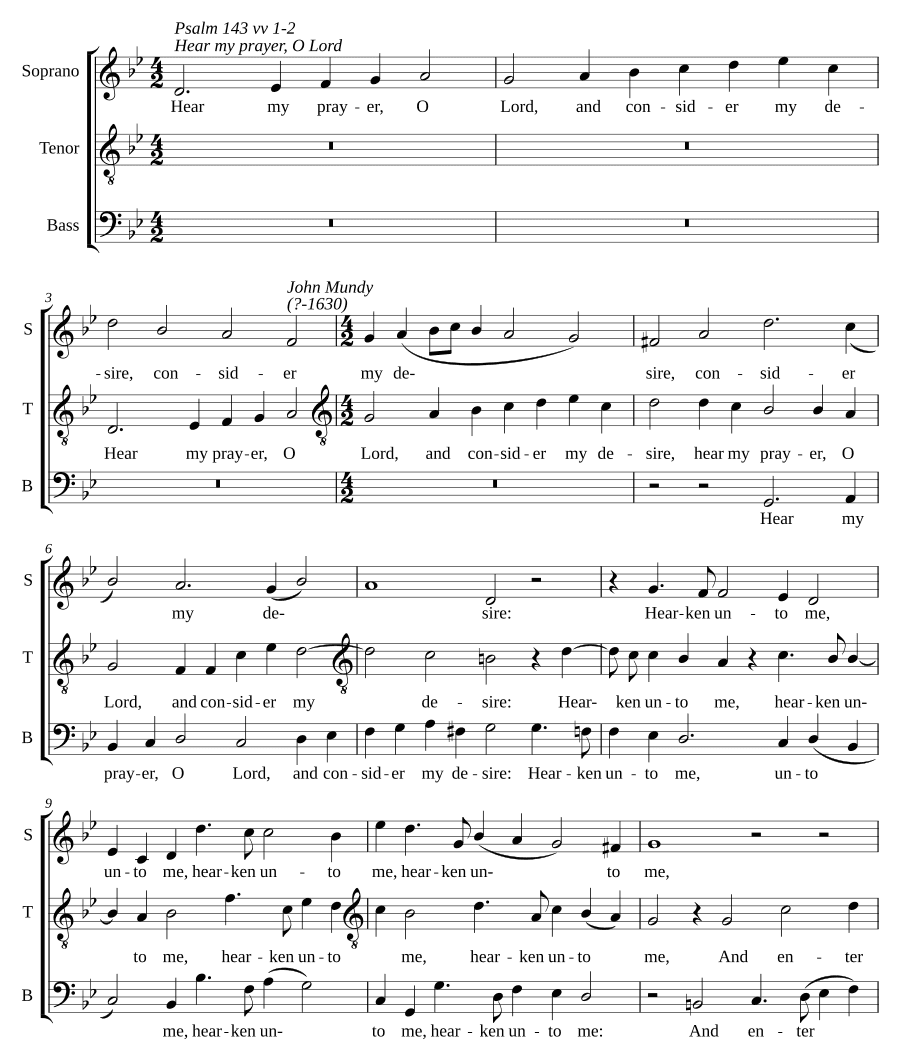 Услышь молитву мою, Господи (Hear my prayer, O Lord)