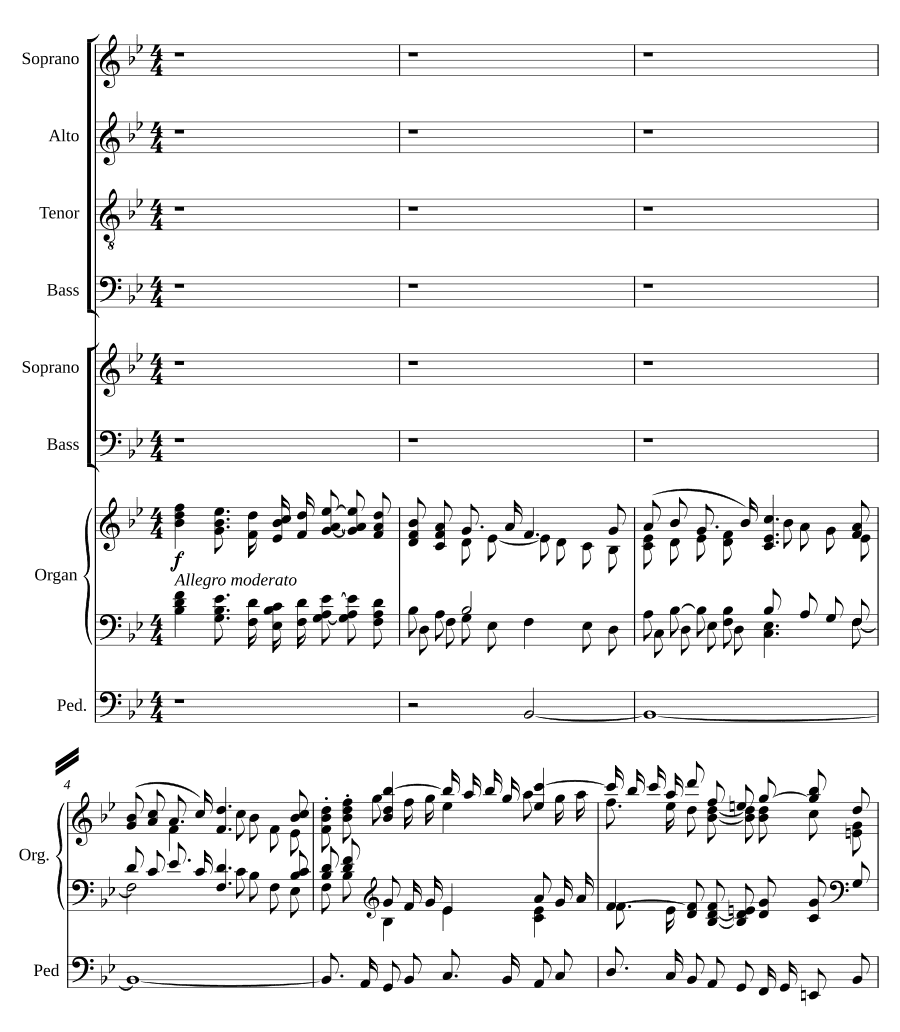 Слушайте слова мои, люди (Hear my words, ye people)