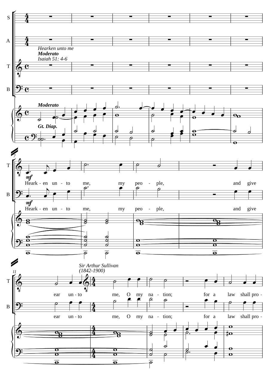 Внемли мне, народ мой (Hearken unto me, my people)
