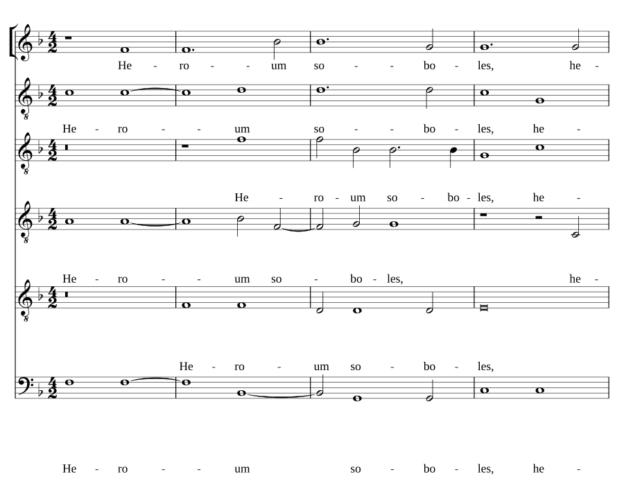 Потомки героев, любовь мира, кароль наш (Heroum soboles, amor orbis, Carole, nostri)