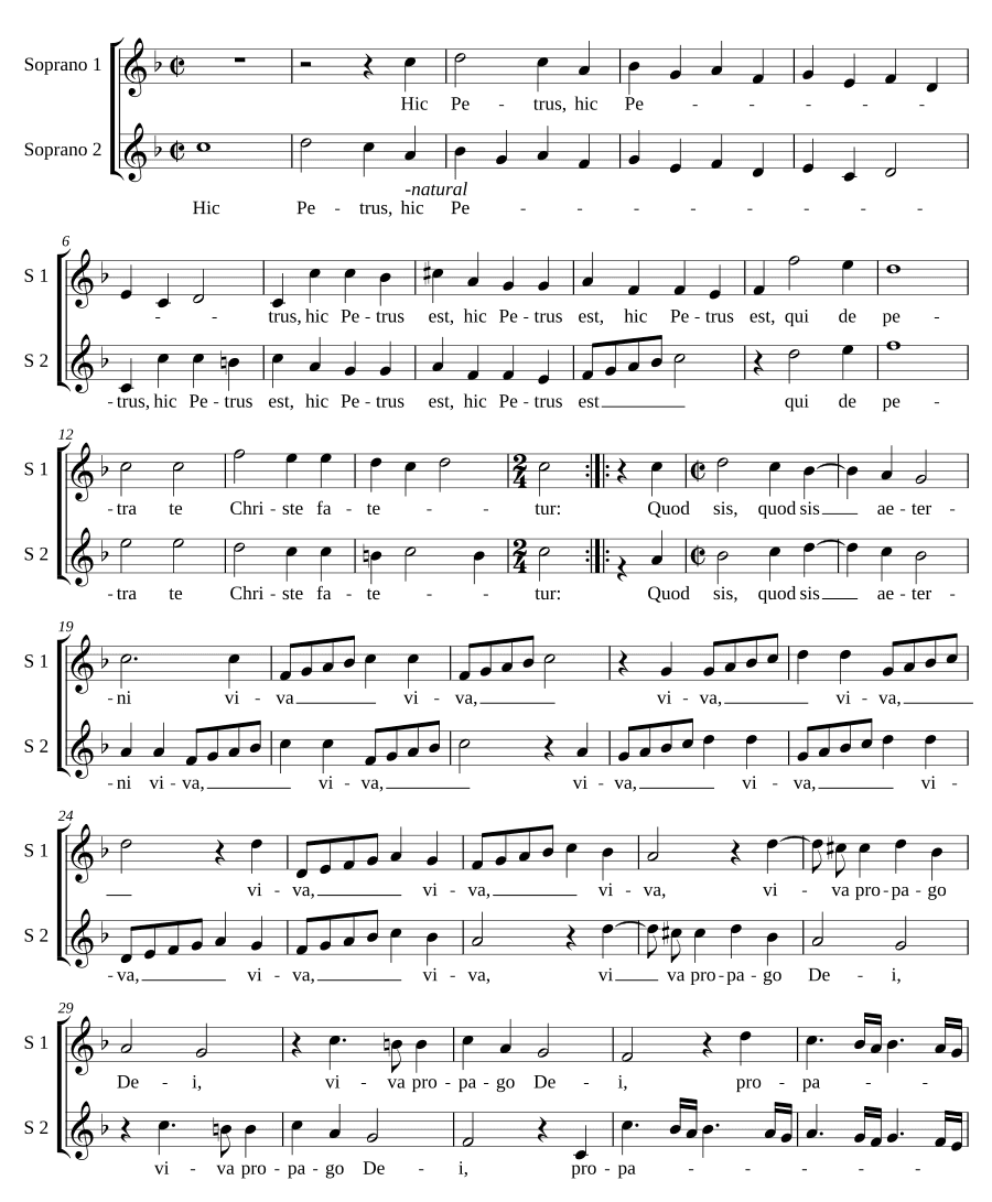 Здесь Петр (Hic Petrus est)
