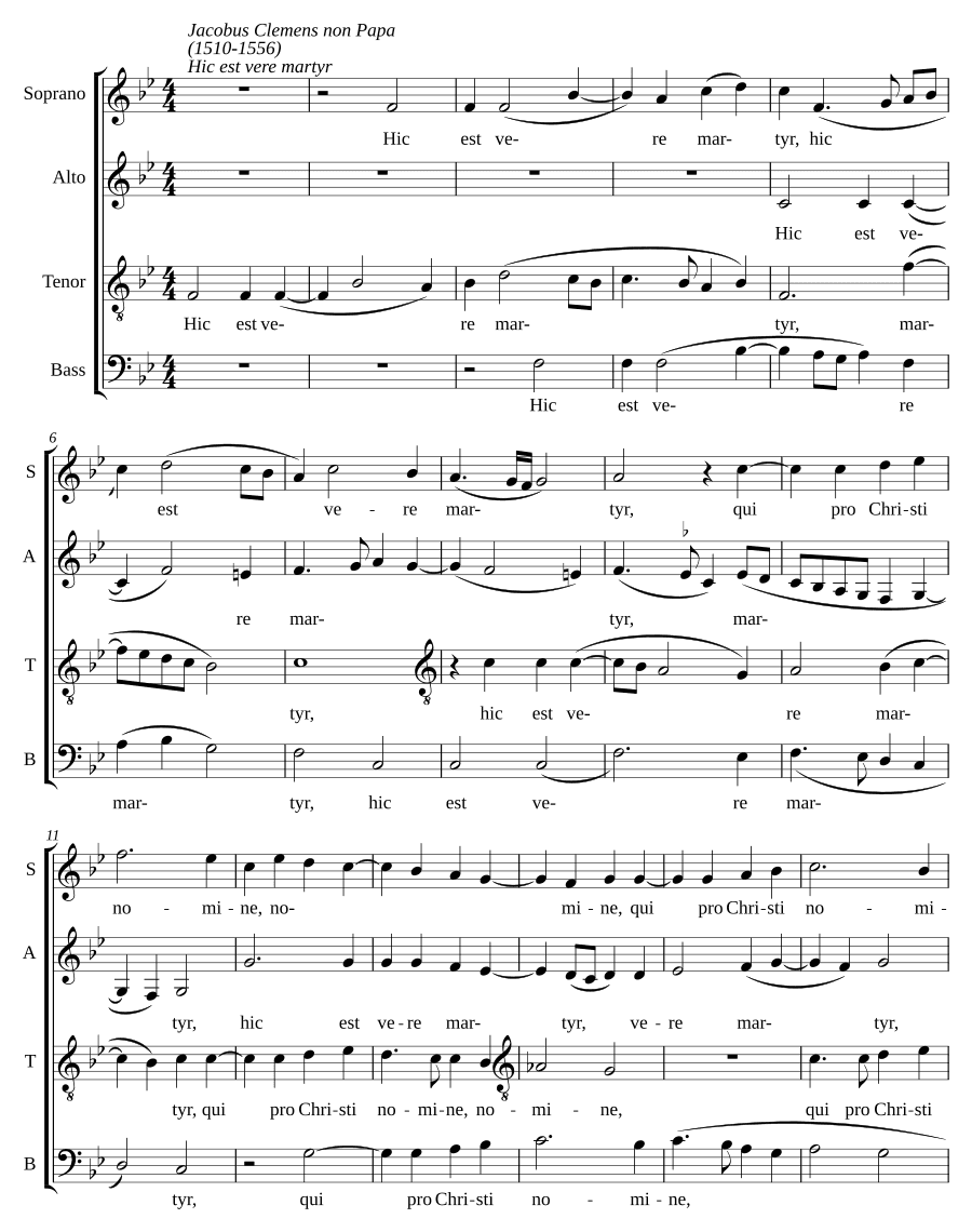 Это истинный мученик (Hic est vere martyr)
