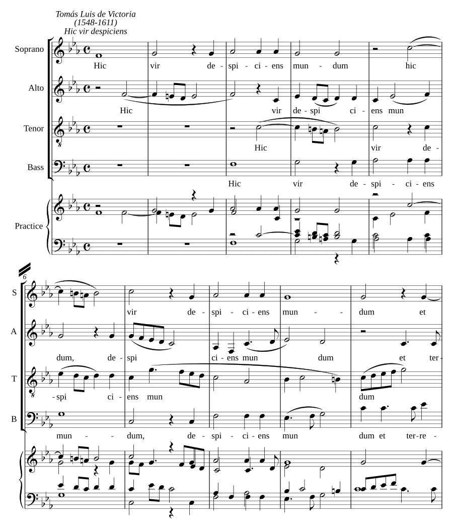 Этот человек, презирающий мир (Hic vir despiciens mundum)