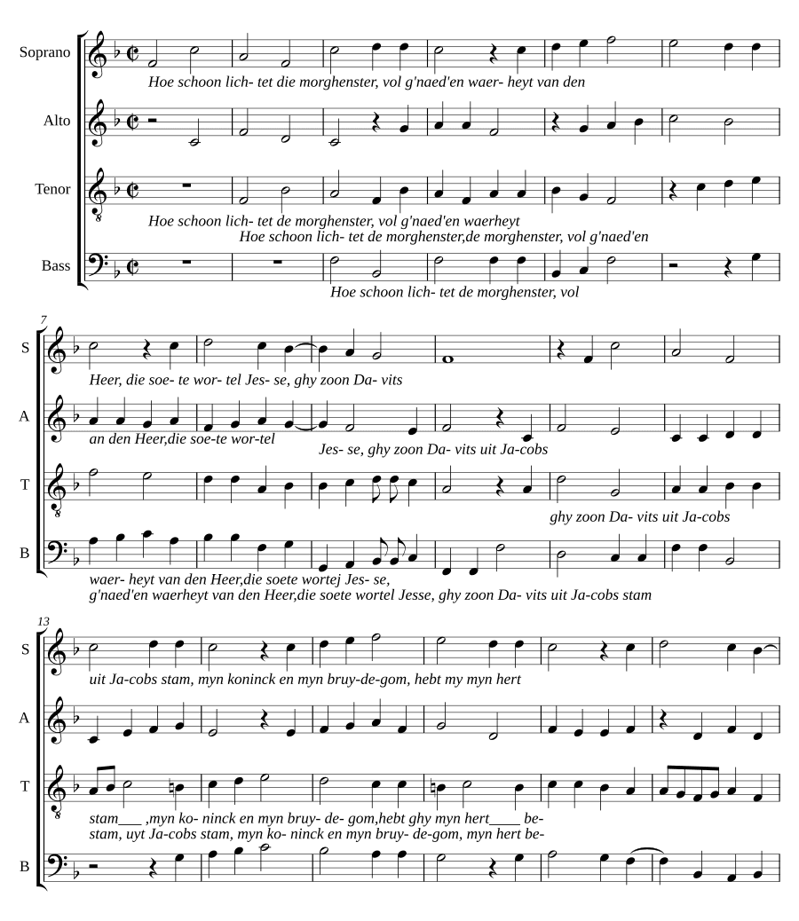 Как светло (Hoe schoon lichtet)