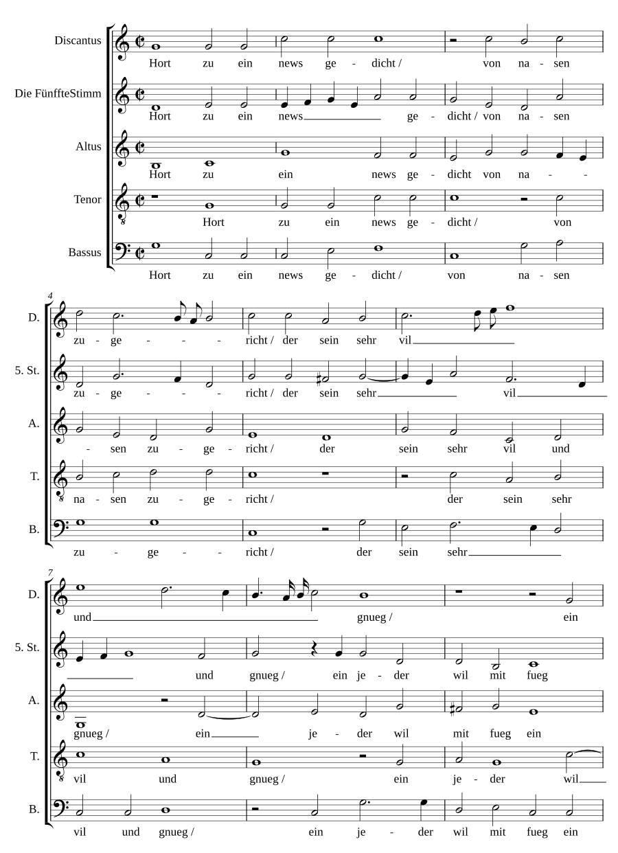 Сад к новой поэме (Hort zu ein neus gedicht)