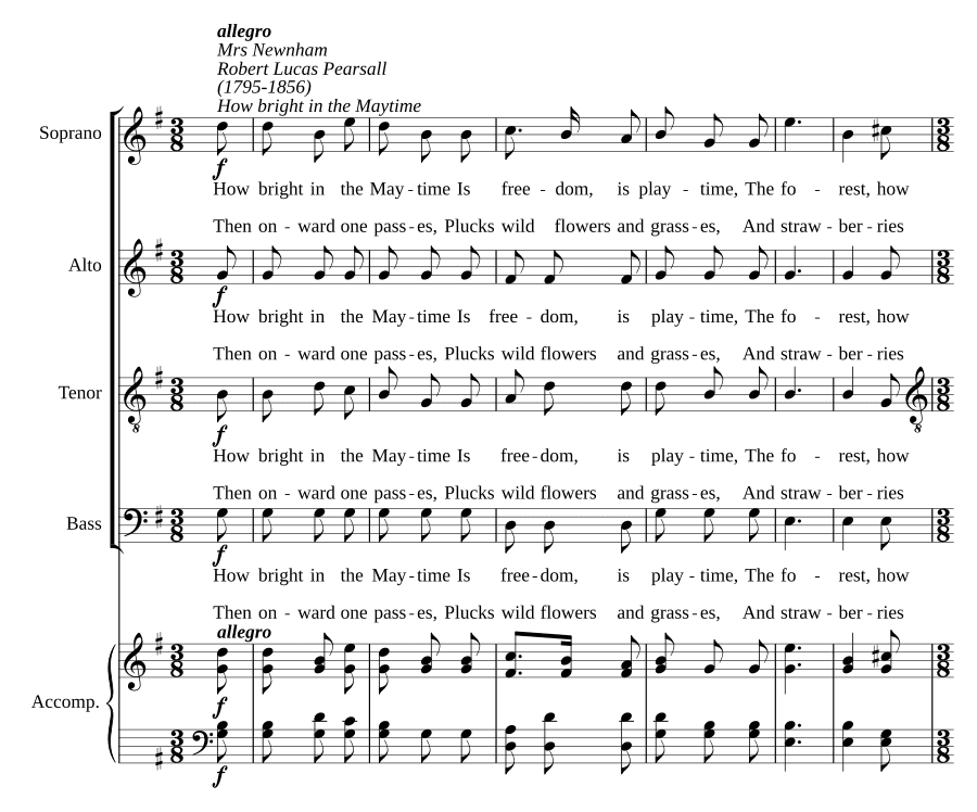 Как светло в майское время (How bright in the Maytime)