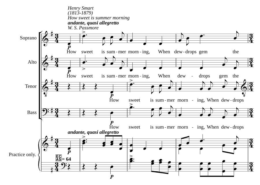 Как сладко летнее утро (How sweet is summer morning)