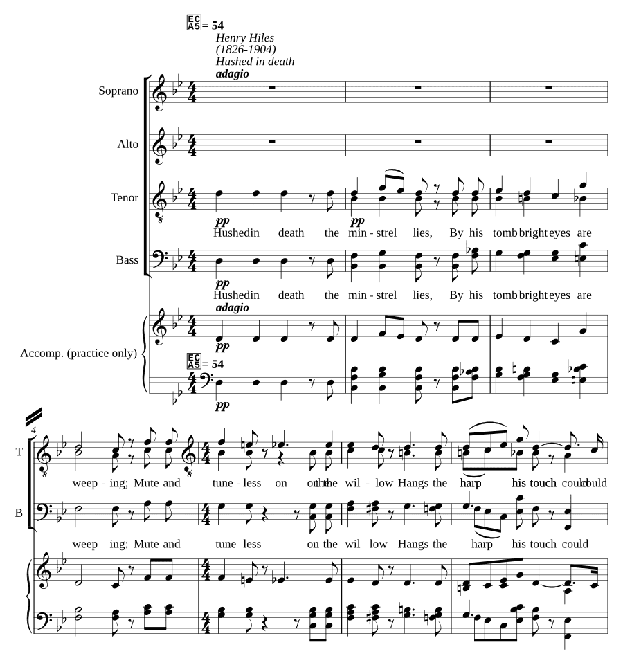 Умолкший в смерти (Hushed in death)