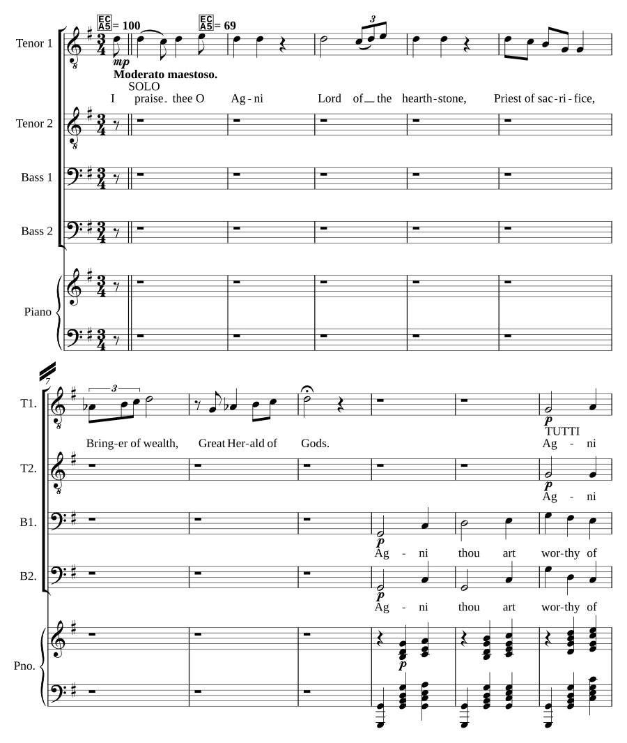 Гимн Агни (Hymn to Agni)
