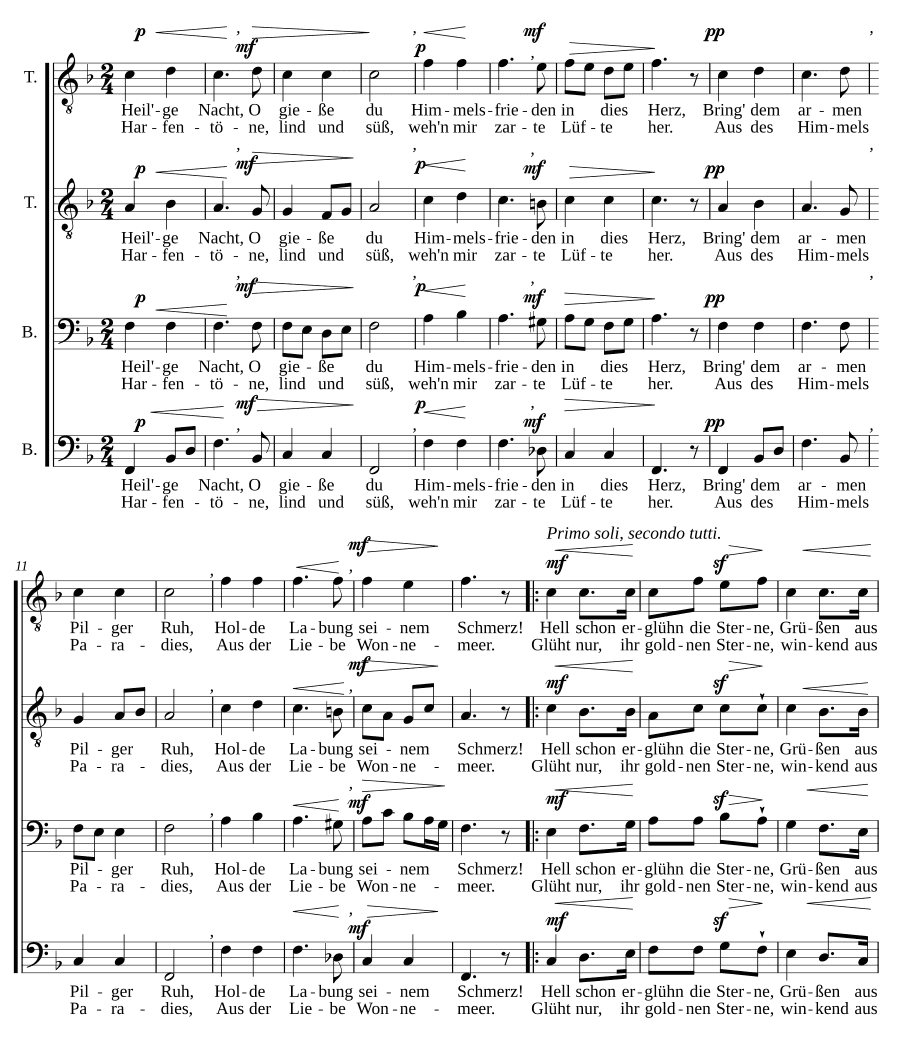Гимн ночи (Hymne an die Nacht)