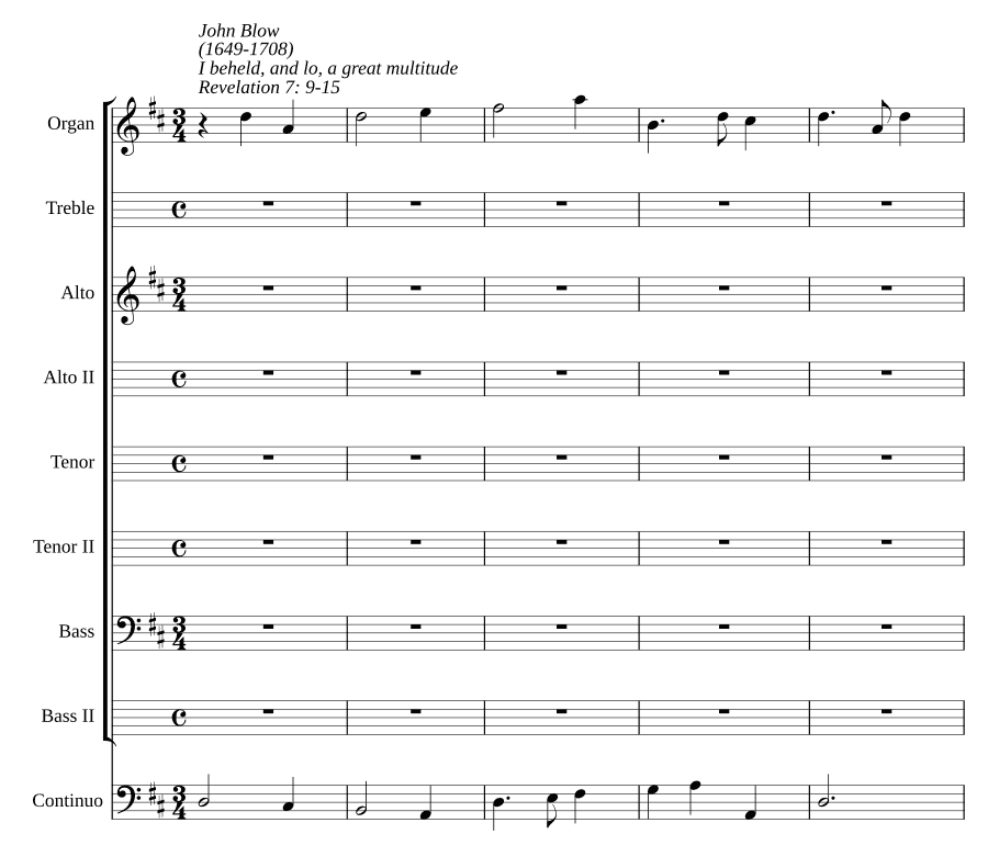Я видел, и вот, великое множество (I beheld and lo, a great multitude)