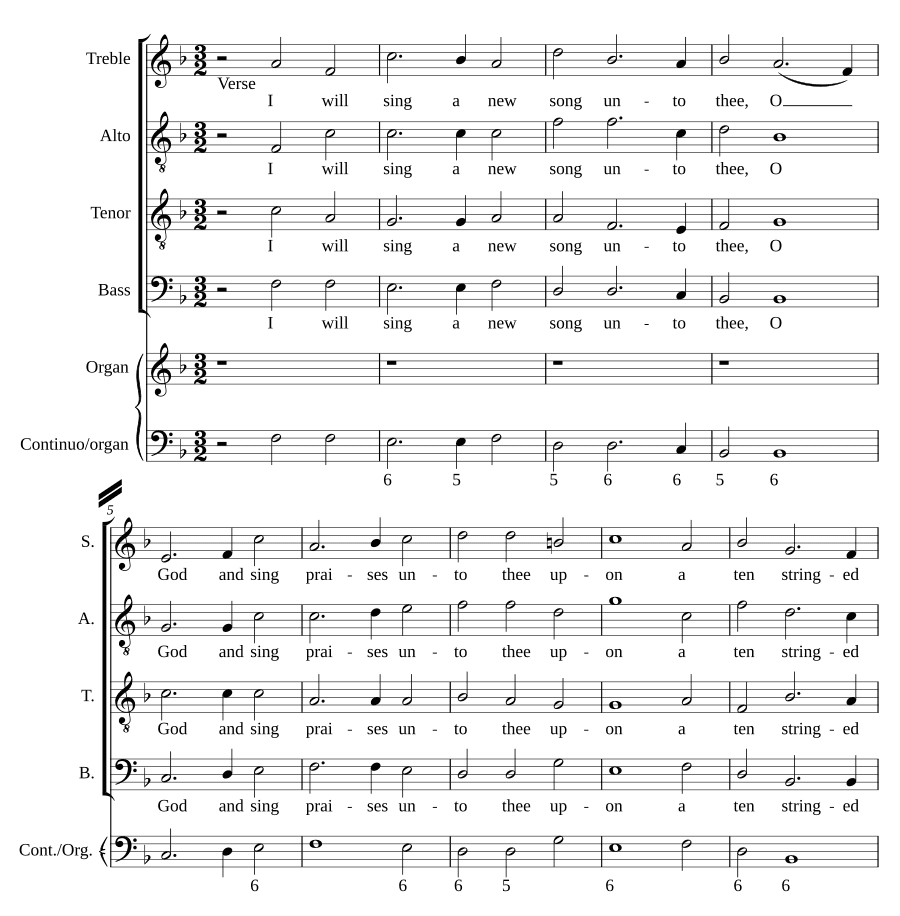 Пою новую песнь Тебе, Боже (I will sing a new song unto Thee, O God)