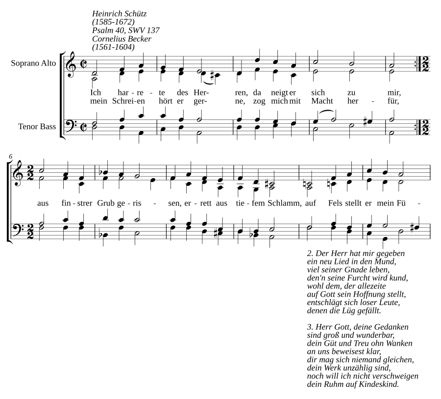 Я ждал Господа (Ich harrete des Herren, SWV 137)