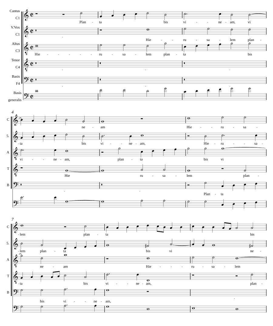 Иерусалим для 5 голосов (Ierusalem a 5)