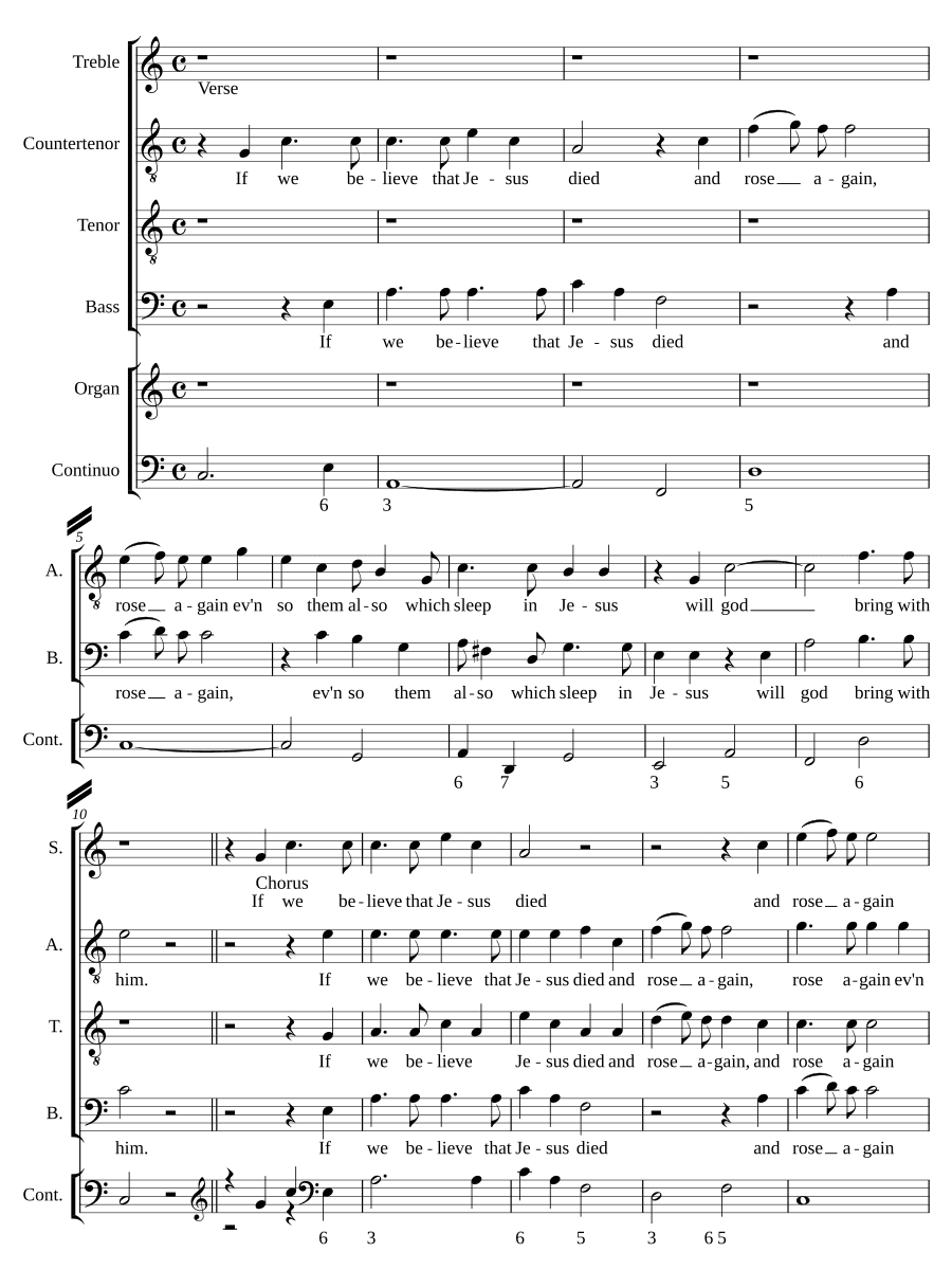 Если мы верим, что Иисус умер (If we believe that Jesus died)